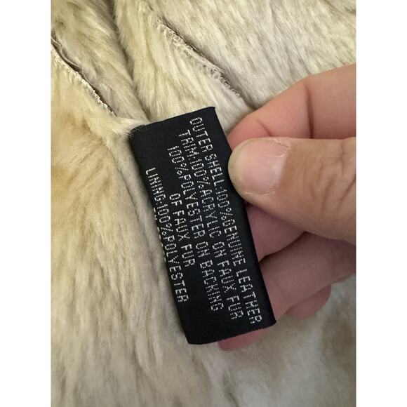 Wilson's Leather Maxima Suede Brown Jacket Size L Faux Fur Shearling Lining - Picture 7 of 8